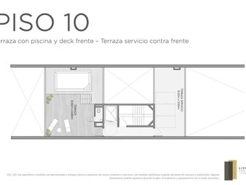 3 Ambientes al frente con balcón terraza en Edificio Premium de Categoria - Amenities - Villa Crespo