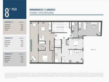 Excelente Monoambiente en Venta - En Construccion - LAVALLEJA PARK - Villa Crespo | Lavalleja al 100