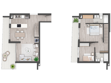 Departamento en Venta en Entre Av. Pocuro y calle Holanda