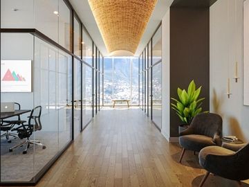 Oficina Renta Torre Balzac Obra Gris 123 m2  Piso 17