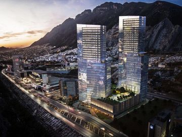 Oficina Renta Torre Balzac Obra Gris 123 m2  Piso 17