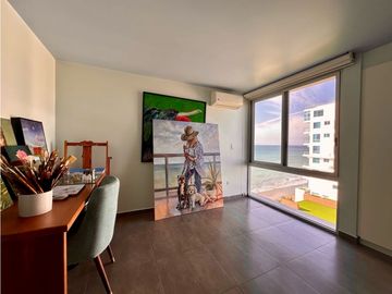 UNICO DEPARTAMENTO EN PRIMERA LNEA AL MAR EN EDIFICIO IBIZA, MANTA
