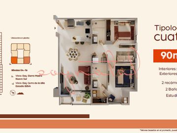 DEPARTAMENTO VENTA zona contry nuevo sur MONTERREY