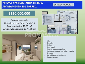APARTAMENTO en VENTA en Los Patios San Nicolas