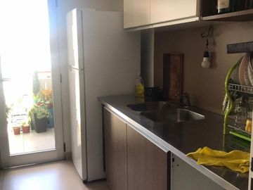 2 amb al frente con terraza propia , 110 m2 totales, dos cocheras , Sum , Piscina .