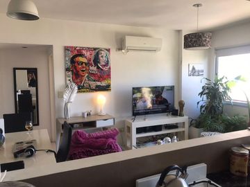 2 amb al frente con terraza propia , 110 m2 totales, dos cocheras , Sum , Piscina .