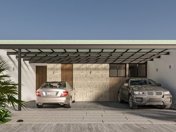 Casa en venta una planta Mérida Yucatán, Privada Návita Santa Gertrudis Copó