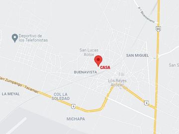 CASA TECAMAC SAN LUCAS XOLOX SUP. 300 MTS