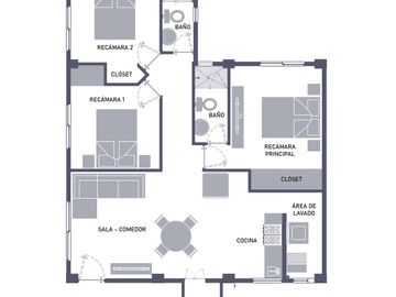 Departamento Nuevo en Desarrollo de Recién Apertura