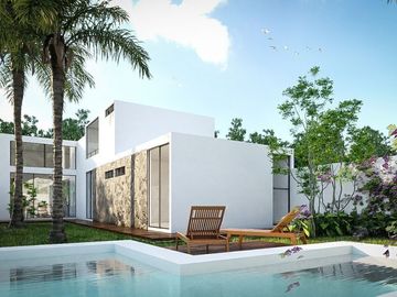 EN VENTA CASA EN PRIVADA RESIDENCIAL BLANCA, MÉRIDA