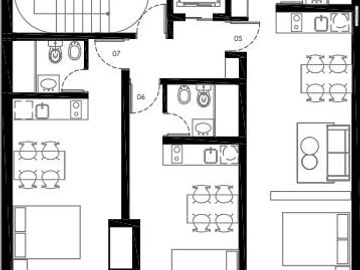 Departamento de 1 dormitorio en Zona Centro