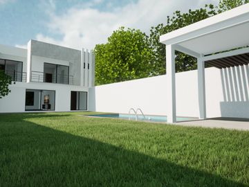 CASA NUEVA EN VENTA, FRACC. ALTOS DE OAXTEPEC, MORELOS, RENDERS