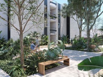 Departamento nuevo en venta, excelente ubicación en Dzityá, zona norte de Mérida