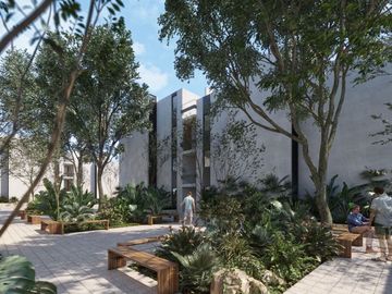 Departamento nuevo en venta, excelente ubicación en Dzityá, zona norte de Mérida