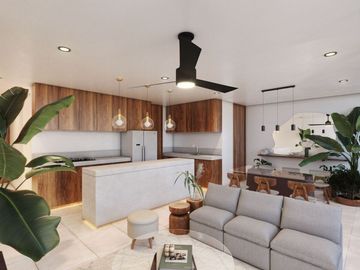 Departamento nuevo en venta, excelente ubicación en Dzityá, zona norte de Mérida