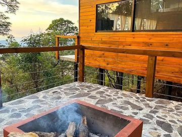 TERRENO CON CABAÑA EN VENTA,  RESIDENCIAL CAMPESTRE EL TIGRE MAZAMITLA