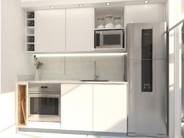 Venta - Gran ambiente tipo loft c/balcón y patio al frente. Muy luminoso - Belgrano - A estrenar