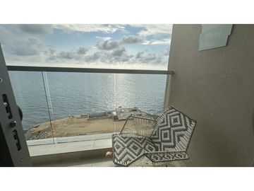SE VENDE ESPECTACULAR APTO  DUPLEX VISTA  FRENTE AL MAR EN BQUILLA