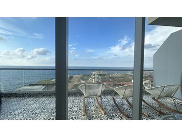 SE VENDE ESPECTACULAR APTO  DUPLEX VISTA  FRENTE AL MAR EN BQUILLA