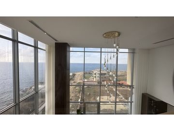 SE VENDE ESPECTACULAR APTO  DUPLEX VISTA  FRENTE AL MAR EN BQUILLA