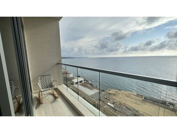 SE VENDE ESPECTACULAR APTO  DUPLEX VISTA  FRENTE AL MAR EN BQUILLA