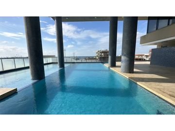 SE VENDE ESPECTACULAR APTO  DUPLEX VISTA  FRENTE AL MAR EN BQUILLA