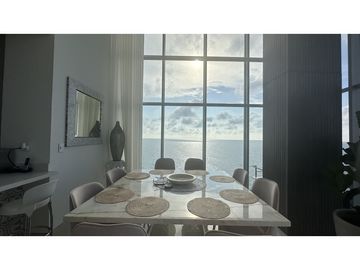 SE VENDE ESPECTACULAR APTO  DUPLEX VISTA  FRENTE AL MAR EN BQUILLA