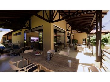 Venta Espléndida Casa Campestre Acabados Modernos  Cerritos Pereira
