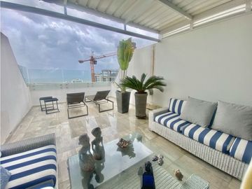 EN VENTA EN CARTAGENA HERMOSO PENTHOUSE  CON ESPECTACULAR VISTA