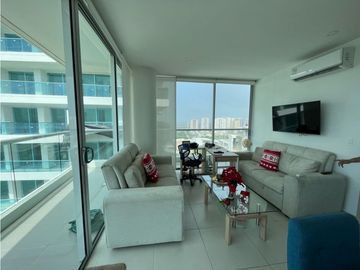 Encantador apartamento en venta, sector Clínica Portoazul.
