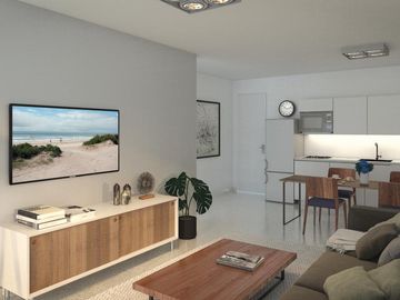 Monoambiente en Venta en Pinamar con Piscina y Parrilla