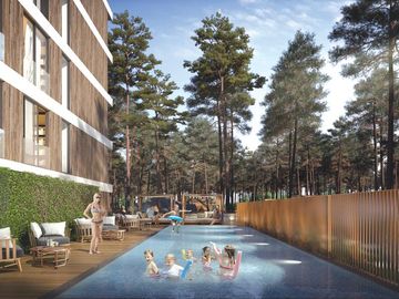 Monoambiente en Venta en Pinamar con Piscina y Parrilla