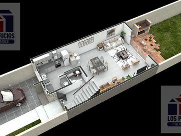 Duplex 3 dormitorios en Barrio Ayres del Valle, Cipolletti