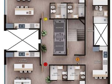Venta Departamento de 3 Dormitorios  Estrenar Rosario Centro