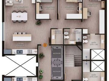 Venta Departamento de 3 Dormitorios  Estrenar Rosario Centro