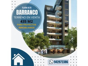 BARRANCO TEJADA TERRENO EN VENTA