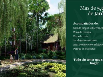 Departamentos en venta en Bosques Santuario. De 2 Rec en un entorno natural único en Puebla