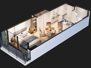 Monoambientes en pozo con amenities entrega OCT' 25