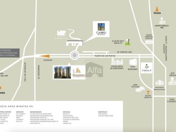Venta de departamentos en Tres Cumbres Santa Fe