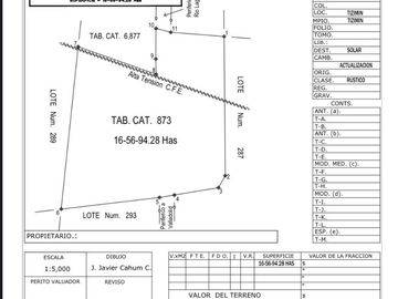 Venta de terreno ideal para desarrollo o placita comercial en  Tizimín