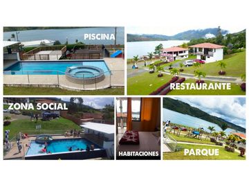 VENDO FINCA CABAÑAS Y HABITACIONES LAGO CALIMA J.I.T -TP