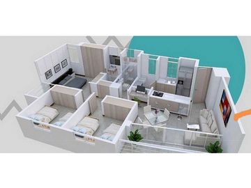 VENTA APARTAMENTO EN POPAYAN CAUCA. W 7983528  L.G