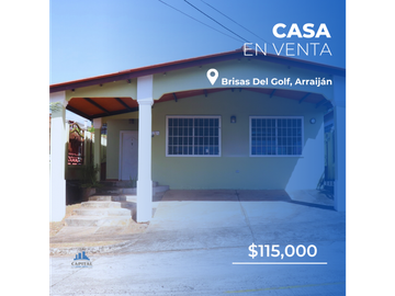 CASA EN VENTA - BRISAS DEL GOLF ARRAIJN