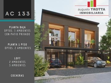 Departamentos 3 ambientes en VENTA BERAZATEGUI