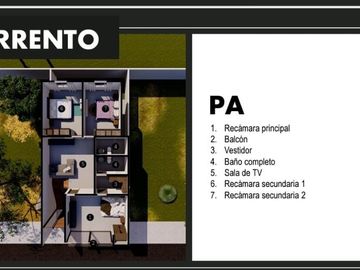 Casa en Venta Modelo SORRENTO Villas del Renacimiento