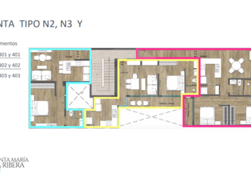 Departamento en venta en Santa María la Ribera