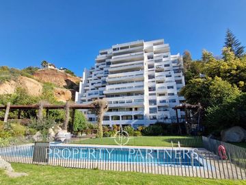 Gran departamento duplex con sala de estar en Jardín del Mar, Maravillosa vista.