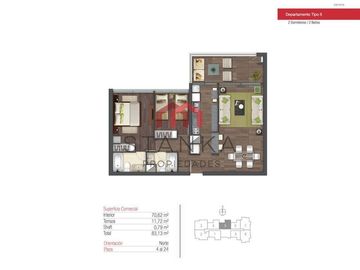 Departamento en Venta en Avenida Jaime Guzman 4100