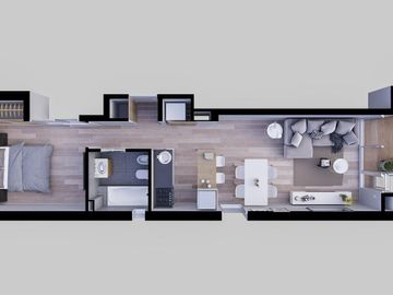 Venta/Financiación Semi Piso Un Dormitorio A Estrenar Martin