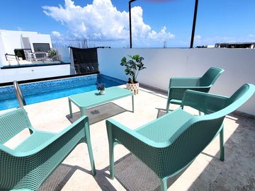 VENTA PENTHOUSE ALBERCA PRIVADA CENTRO PLAYA DEL CARMEN